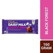 Cadbury Dairy Milk Black Forest - Imported, 160 G