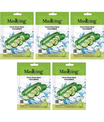 Masking - Fairness Sheet Mask for All Skin Type ( Pack of 5 )