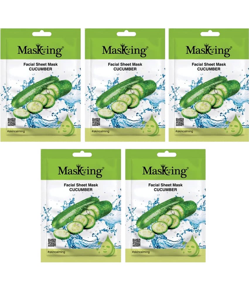 Masking - Fairness Sheet Mask for All Skin Type ( Pack of 5 )