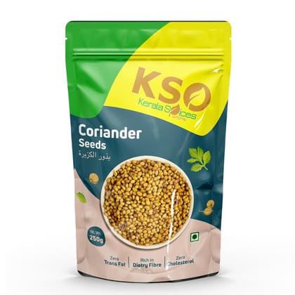 Kerala Spices Fresh Coriander Seeds Whole Spices 250gm Perfect for Curries, Spice Blends & Cooking Dhaniya Whole