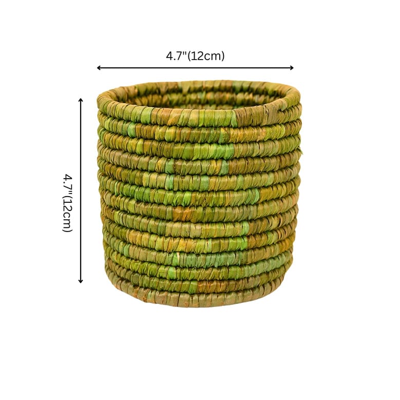 Handcrafted Sabai Grass Small Utility Container