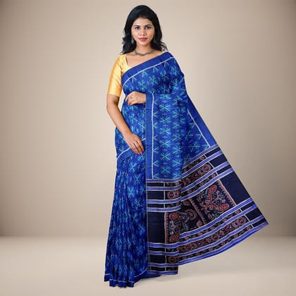 Peacock Design Anchal Khandua Silk Saree