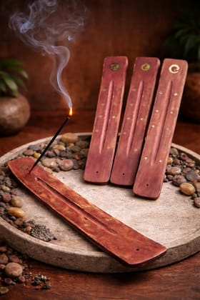 4 Pcs Wooden Agarbatti Holder Incense Stick Stand Wooden Incense Holder