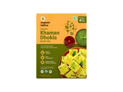 Organic Khaman Dhokla Ready Mix 200g Organic Khaman Dhokla Ready Mix 200g
