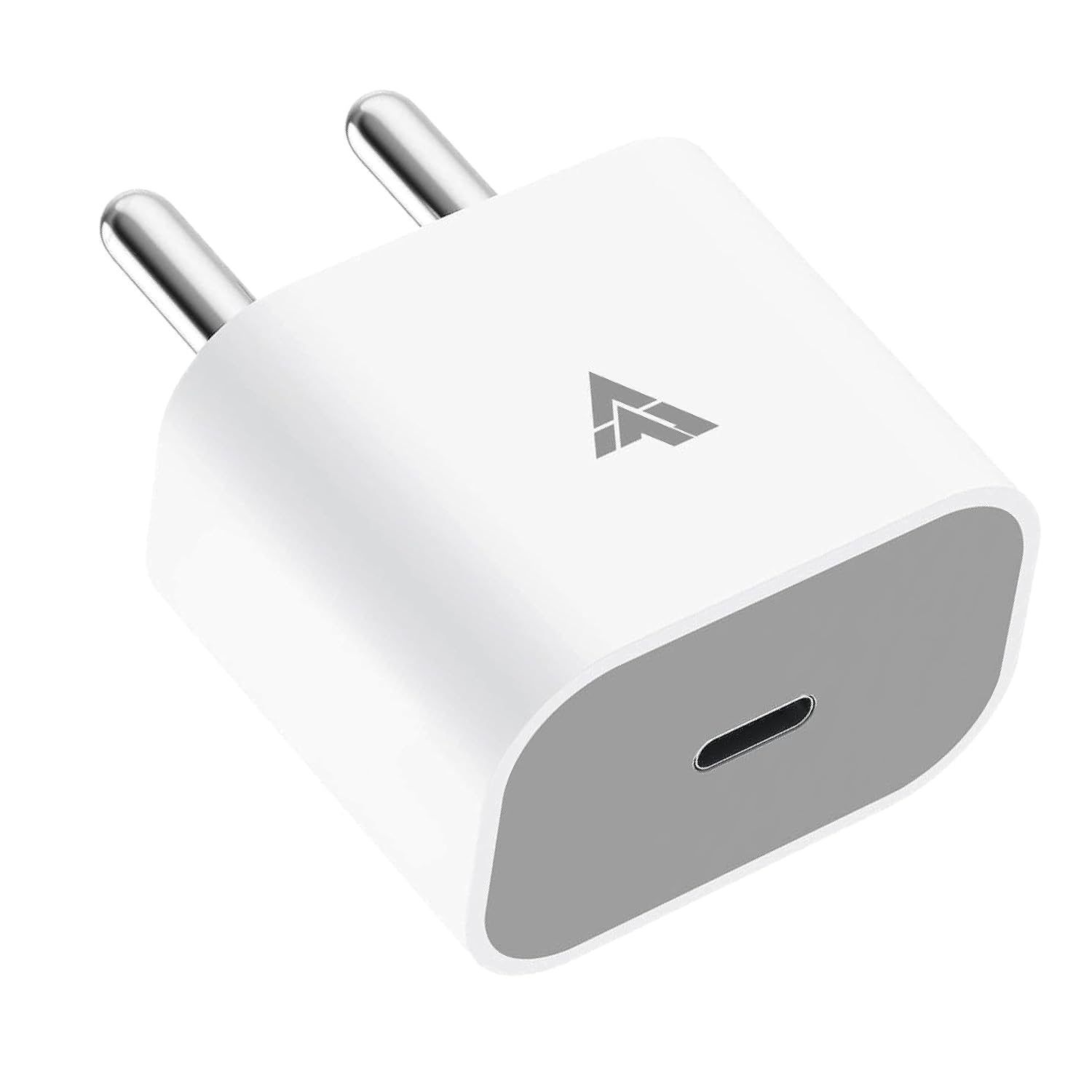 DR VAKU 20W Charger Type C Adapter for 17/17 Air/17 Pro/17 Pro Max, 16/16 Plus/16 Pro/16 Pro Max/16e, 15/14/13/12/11 Series with PD 3.0 USB-C 20 Watt Fast Charging Adaptor-White
