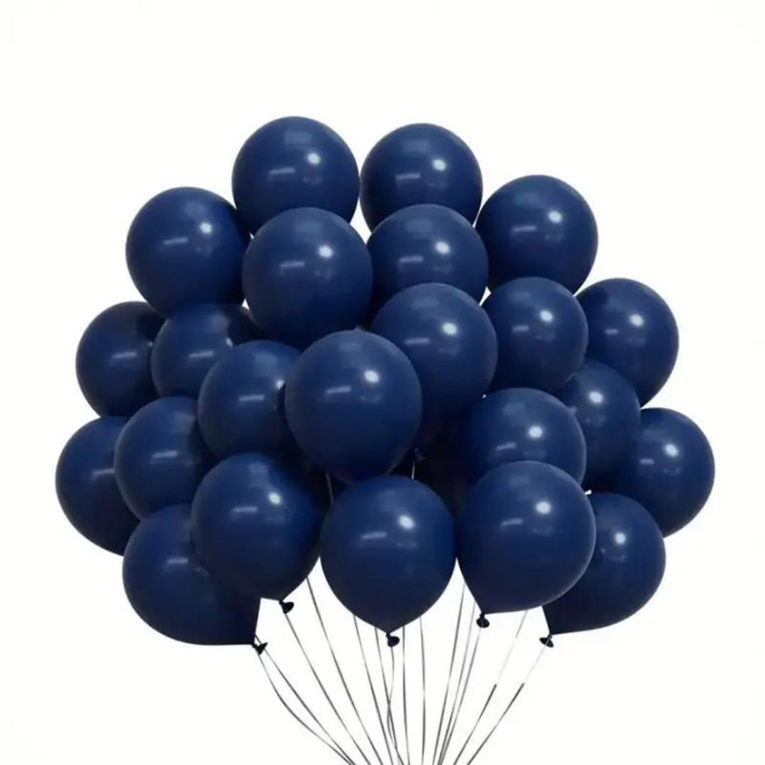 Night Blue Premium Latex Balloons 10" - 50PC