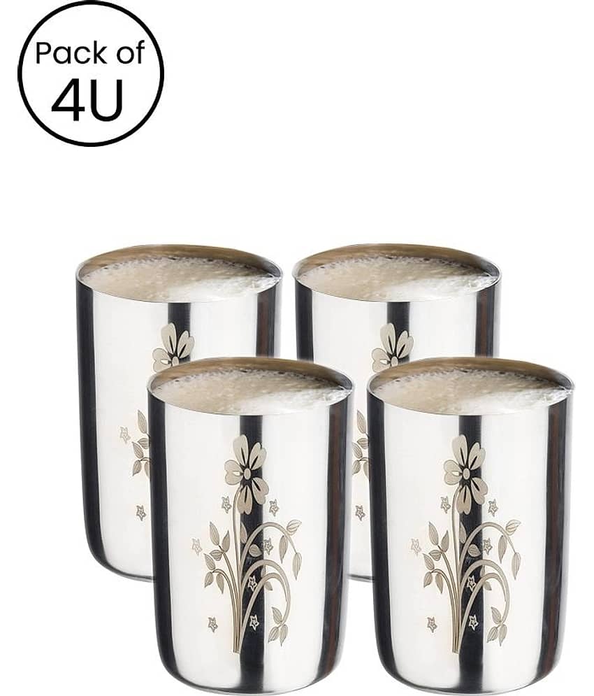 NGA Stainless Steel Tumblers, Pack of 4 U, 300 ml per unit