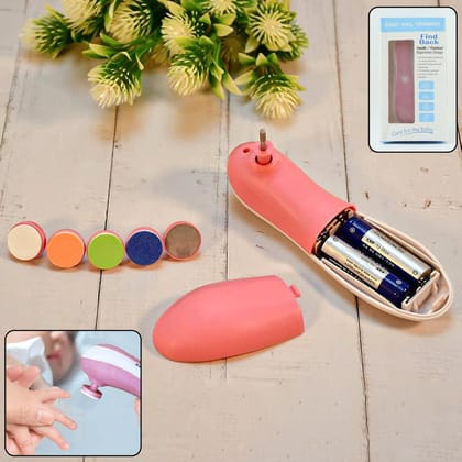 Electric Baby Nail Trimmer with Grinding Heads for Newborn Infant and Toddler