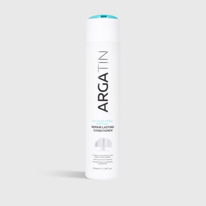 Argatin Keratin Repair Lasting Sulphate Free Conditioner | Enriched With Argan Oil & Aloe Vera Extract | Smooth, Shiny & Frizz Free Hair | Unisex 330 Ml