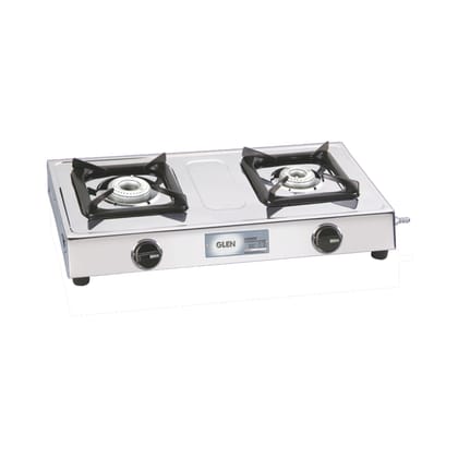 2 Burner Stainless Steel  Gas Stove with Aluminium Alloy Burner (CT1020SSAL)