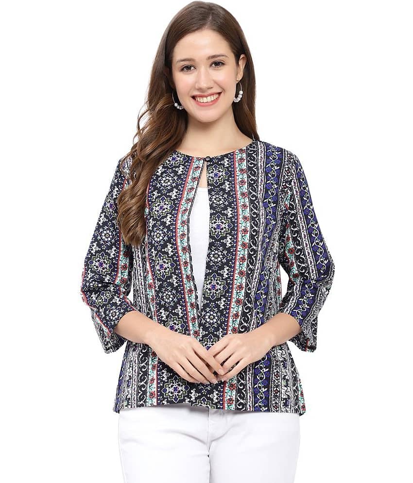 GALWIZ Crepe Shrugs - Blue Single