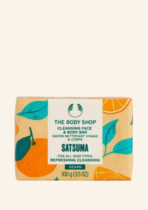 Satsuma Cleansing Face & Body Bar-100G