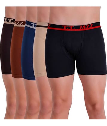 TT Pack of 5 Cotton Blend Trunks For Men's ( Multicolor1 )