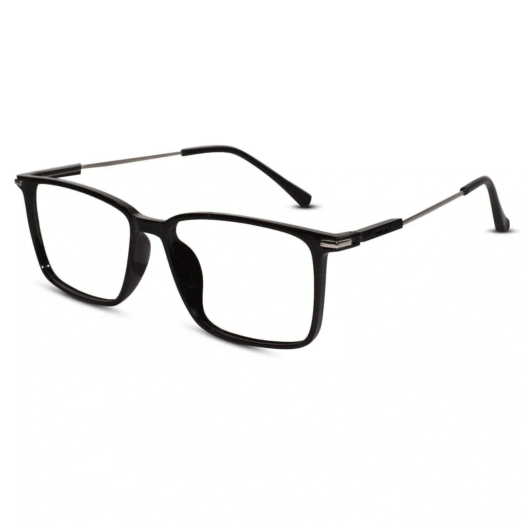Black Rectangular Eyeglasses For Men & Women LKE2802-BLK