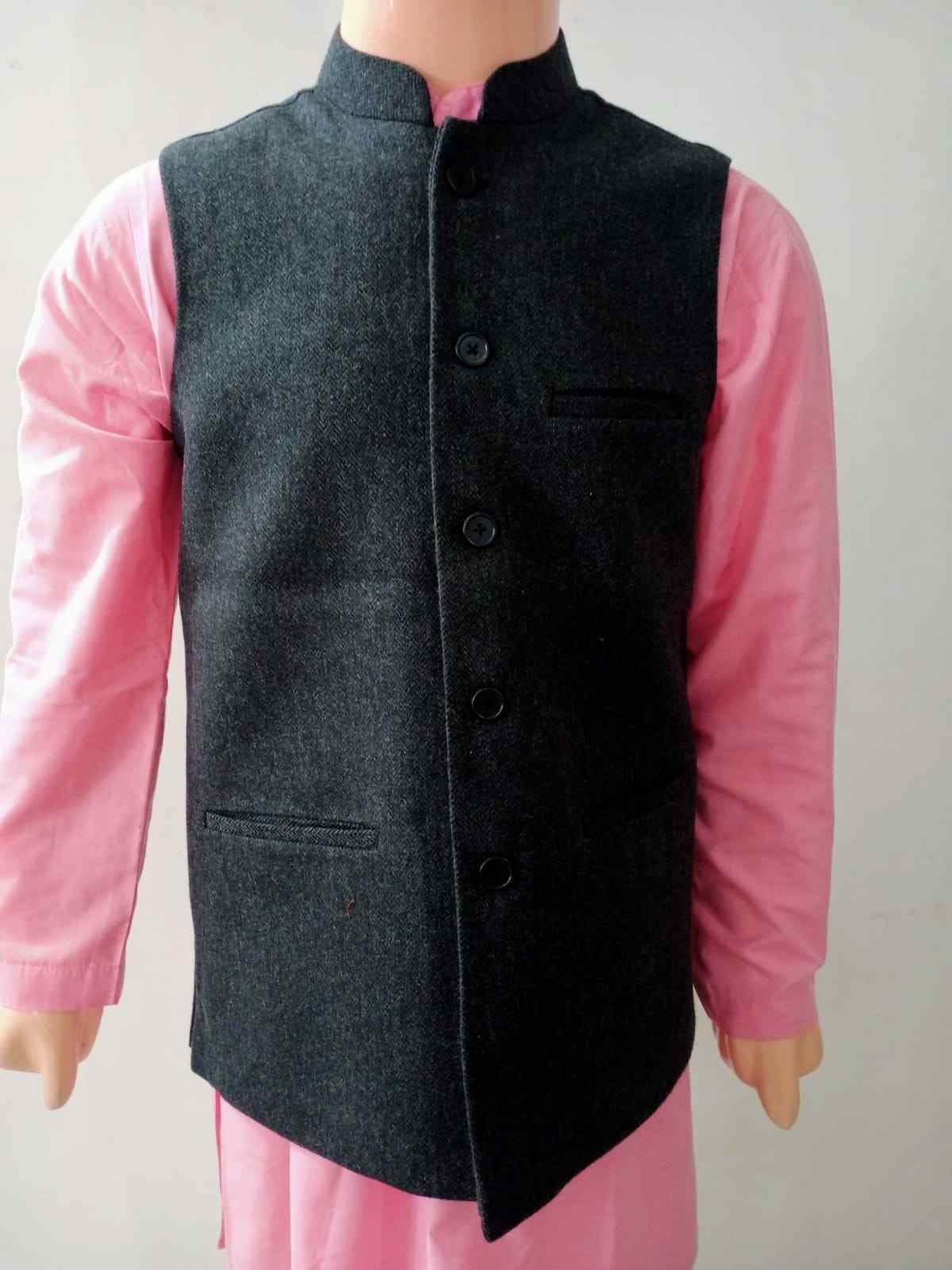 Waist Coat Pasting Black