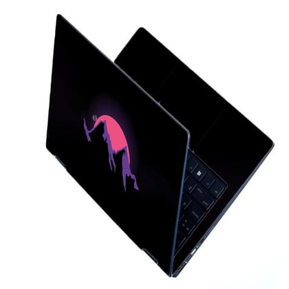 Full Body Laptop Skin Stickers Decal Cover for All Models (Size 15.6 inch) Dark-17