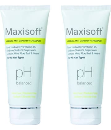 MAXISOFT - Anti Dandruff Shampoo 100 mL ( Pack of 2 )