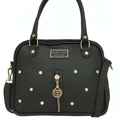 Luxe Black Aurelia Handbag Universal Occasion