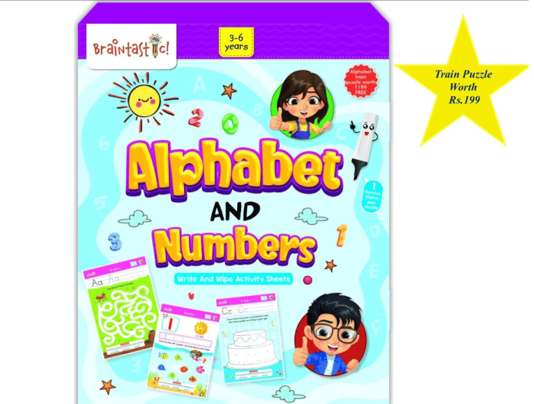 Alphabet&numbers3-6yrs (Multicolor)