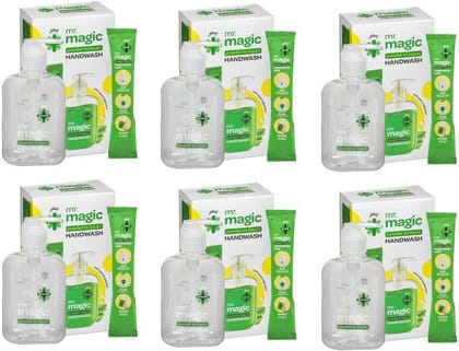 Godrej Mr. magic handwash Hand Wash Pump + Refill (6 x 33.33 ml)