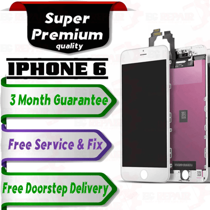 Apple iPhone 6  (display glass combo folder) Mobile Display LCD Screen With Touch. Black