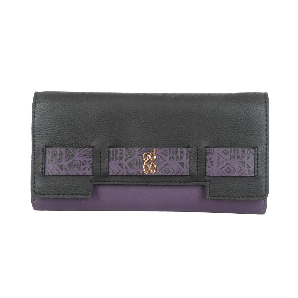 KEWIN S LAVA 1 WALLETS 3 FOLD L PURPLE