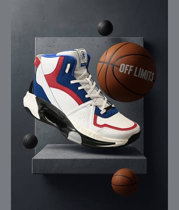 OFF LIMITS BASELINE 23 White Basketball Shoes