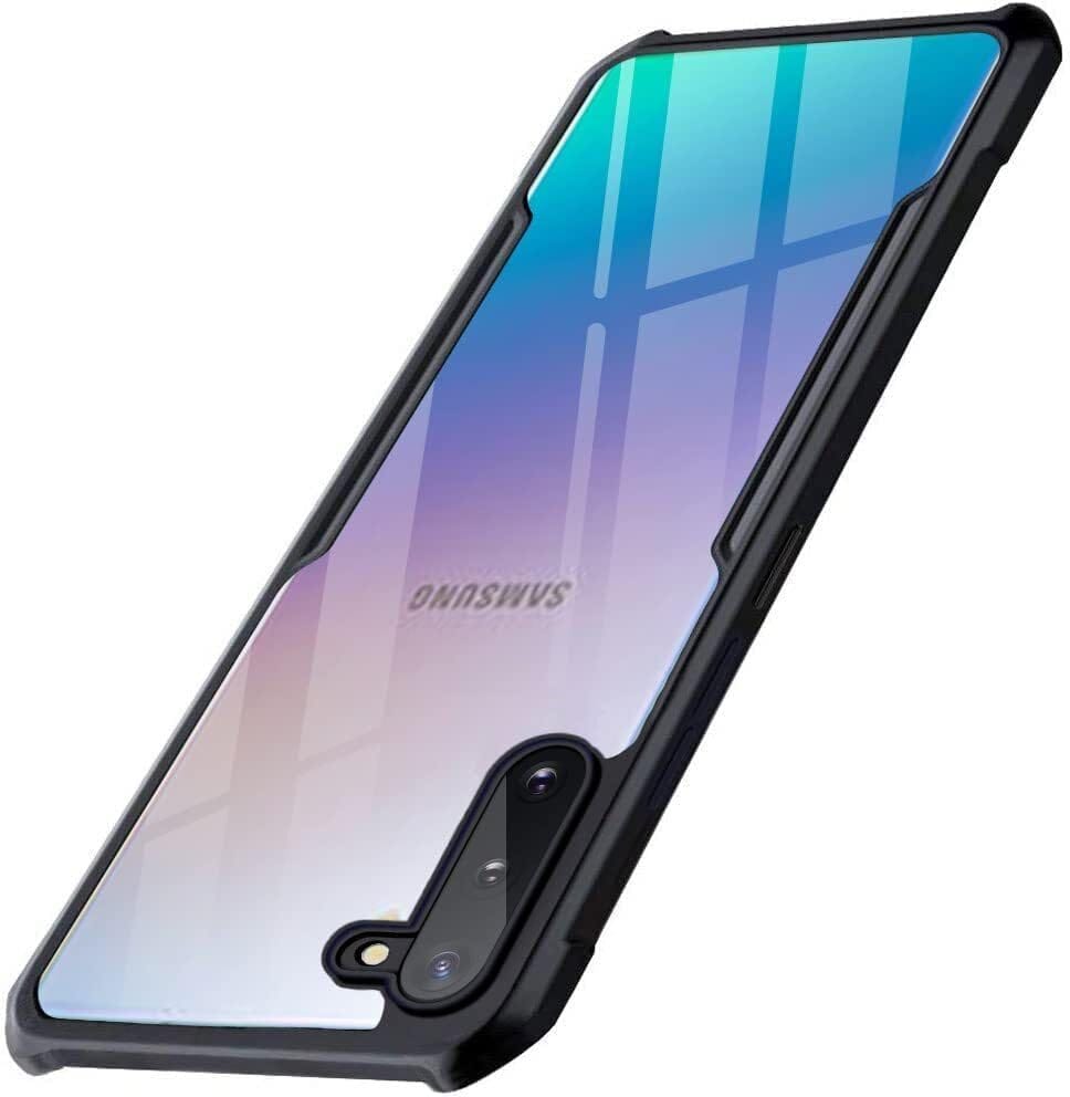 PLUGTECH Slim Shockproof Case | Matte Black Soft | Drop Protection | Precise Cutouts | Premium Mobile Cover for Samsung Note 10