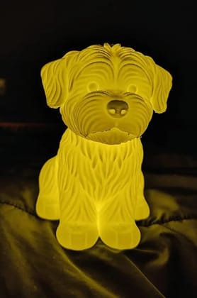 Dog LED Tea Light Holder/Lamp  Cozy Glow for Pet Lovers | Night Light & Home Dcor Accent