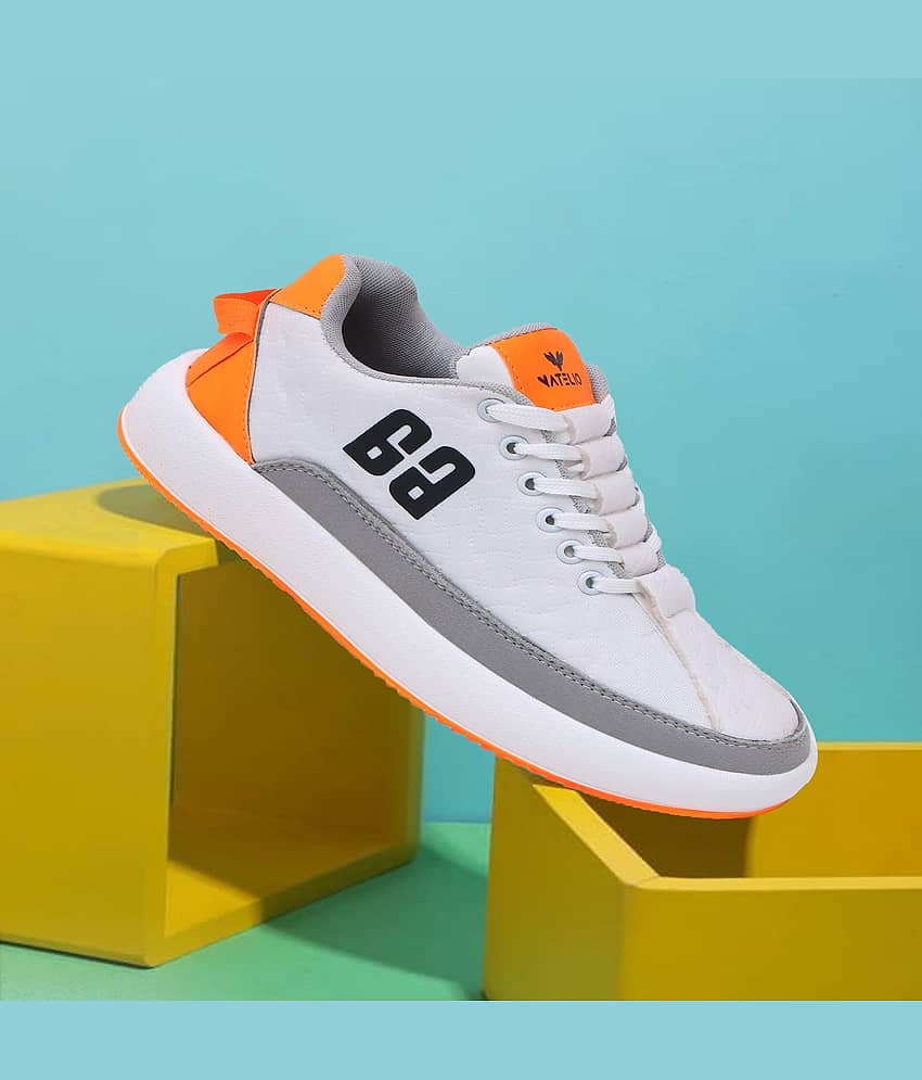 VATELIO Comfortable White Men's Lifestyle Shoes