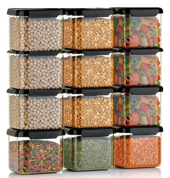 Kitchen Storage Set Pantry Organization And Kitchen Storage (500 ml Pack of 10)