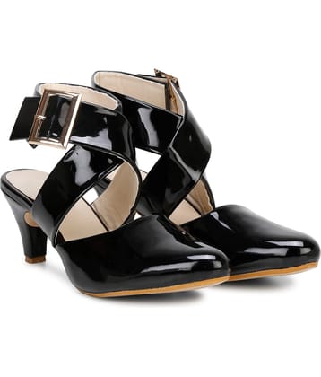 Commander - Black Women's Sandal Heels