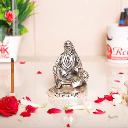 DreamKraft Shirdi Sai Baba Metal Statue