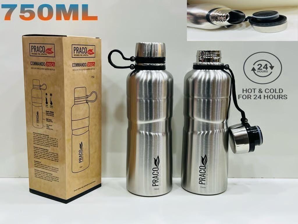 750ML 24 HOURS HOT & COLD VACUUM STAINLESS STEEL BOTTLE