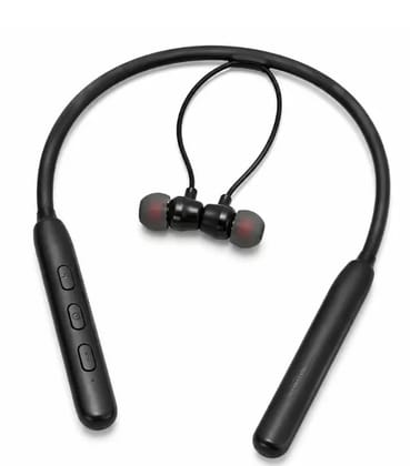 Wireless Bluetooth Neckband In-ear Earphones, 10mm Dynamic Bass Boost Driver, 24 Hours Playback, Volte, Audible Battery Alert, V4,