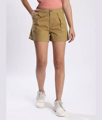 IVOC Cotton Blend Skorts - Mustard Single