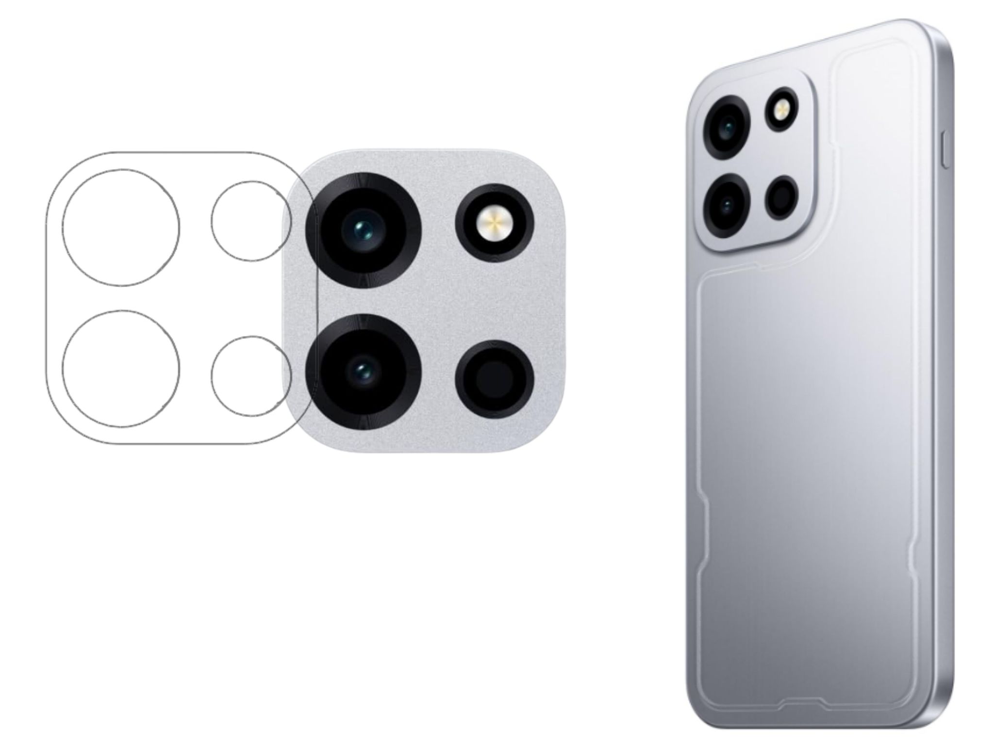 ISAAK Back Camera Lens Protector compatible for OnePlus Nord 6 (Pack of 1)