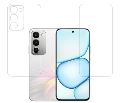 ISAAK Front and Back Screen Protector Compatible with Realme 16x 5G | Realme P4R 5G | Realme Narzo 100x 5G (COMBO PACK) ISAAK Front and Back Screen Protector Compatible with Realme 16x 5G | Realme P4R 5G | Realme Narzo 100x 5G (COMBO PACK)