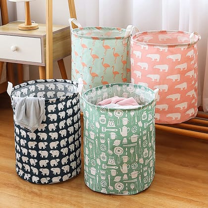 DHRUVINSRI Durable and Collapsible Laundry Storage Bag with Handles -1 piece  in One Pack