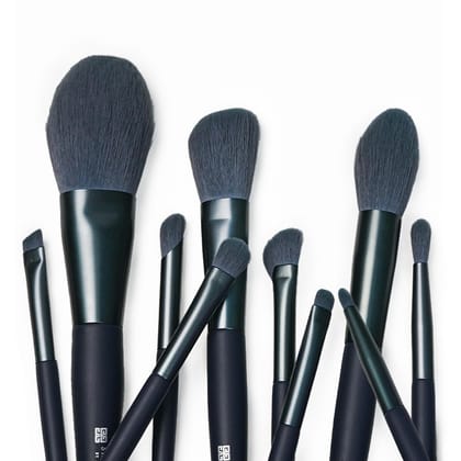 STARSTRUCK BY SUNNY LEONE Makeup Brush Set of 10 with pouch | Professional Brush kit for Makeup