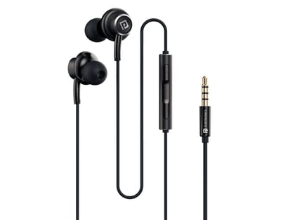 Portronics Conch Sigma A 14.2mm Dynamic Driver, Unique in Ear Earbuds, In-Line Mic, All 3.5mm Aux Devices