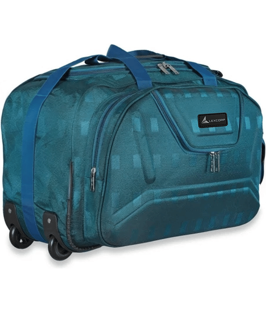 LEXCORP 55 Ltrs Purple Polyester Duffle Bag