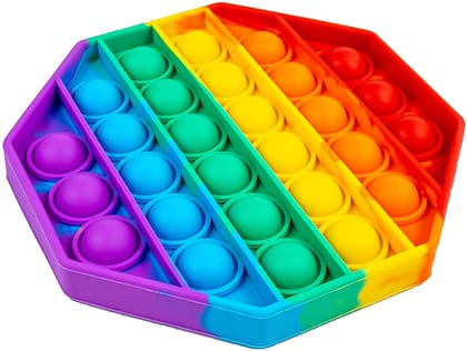 Nawani Push Pop Bubble Fidget Sensory Toy,Autism Special Needs Silicone Stress Relief Toy.