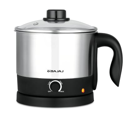 Bajaj KTS 1.0 Litre Multicook Electric Kettle, Black Bajaj KTS 1.0 Litre Multicook Electric Kettle, Black