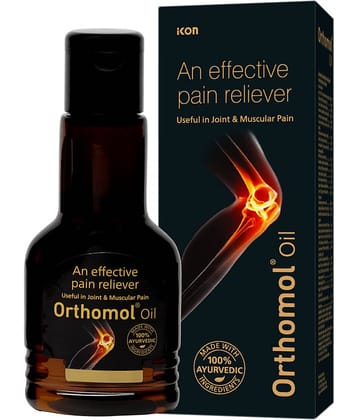 Orthomol Ayurvedic Pain Relief Oil for Joint Pain, Muscular Pain, Arthritis -50ml (Pack of 1)