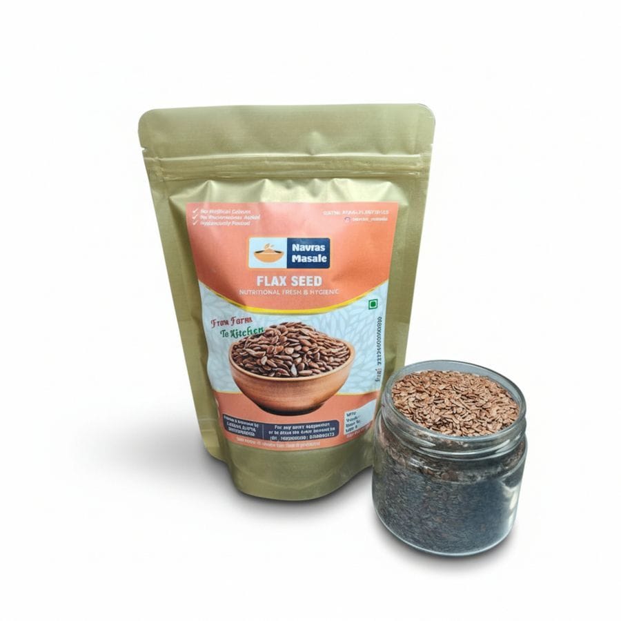 Navras Masale Flax Seed - 250 gm - One stand-up pouch