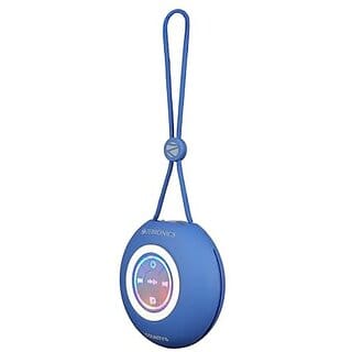 ZEBRONICS County 6 Portable Bluetooth Speaker 3 Watts Upto 12 Hours Playback BTv5.3  TWS Multicolour LED Call Function Compact Design Carry Loop (Blue).