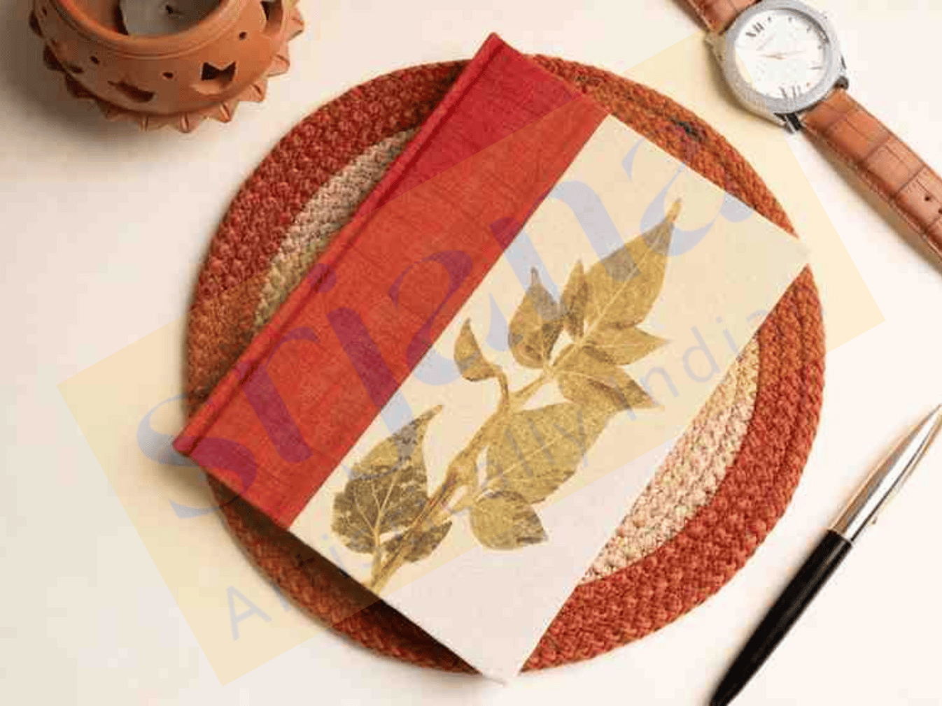 Handcrafted Leaf Pressed Notebook Handicrafts