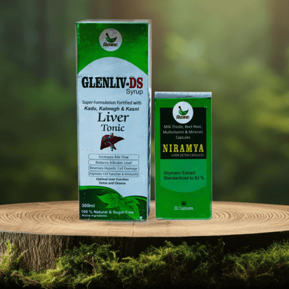 Glenliv Ds Syp + Niramya Liver Detox Cap Combo Glenliv Ds Syp + Niramya Liver Detox Cap Combo