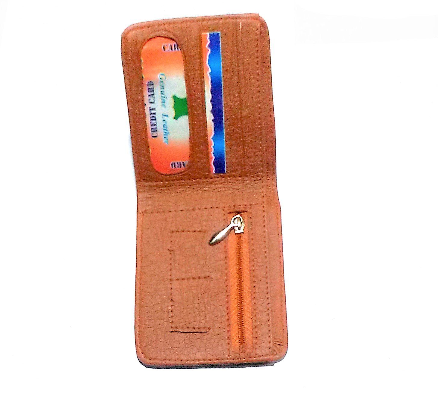 Nawani D.6 Unique Men's Brown Leather Wallet, Size- 11/9 cm